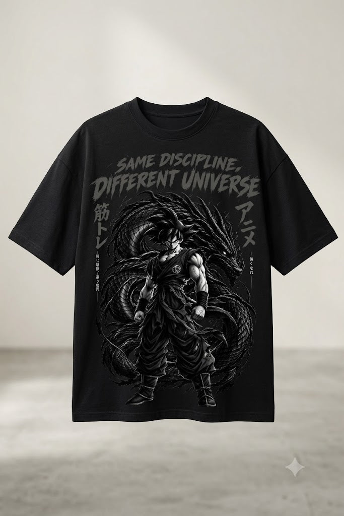 Kaizen — Discipline Beyond Limits™ | Anime × Gym Drop-Shoulder T-shirt