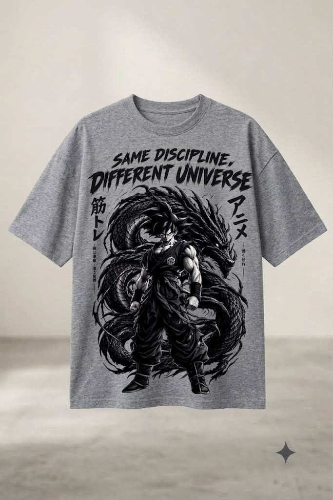 Kaizen — Discipline Beyond Limits™ | Anime × Gym Drop-Shoulder T-shirt