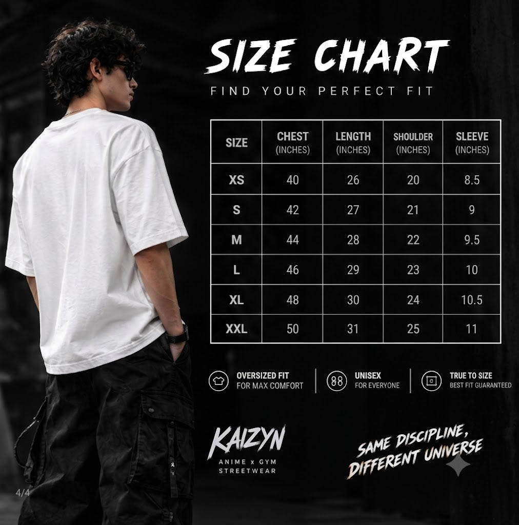 Kaizen — Discipline Beyond Limits™ | Anime × Gym Drop-Shoulder T-shirt